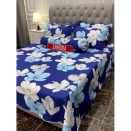 CADAR PATCHWORK BLUE DESIGN SUPER QUEEN 6 IN 1 BY ZANDDA