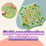 Flip Chess Memory Game Flip Chess Board 2-4 Player Kids Interactive Educational Toy Green Color