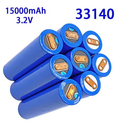33140 15Ah Rechargeable Battery 3.2V Lithium Iron Phosphate Battery for Energy Storage Solar Electri