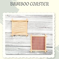 Bamboo coaster / Bamboo cup coaster / Bamboo coaster