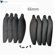 HCYEOU Remote Control Drone Parts, Universal Plastic Folding Propeller Blades, Black 58mm/66mm Quadc
