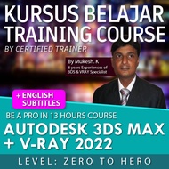 [Certified Practical Course] 3ds Max + V-Ray 2022 3ds Max PRO in 13 hrs | Level Zero to Hero