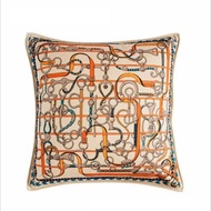 Luxury Fluffy Orange Pillow Cover