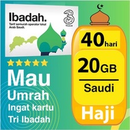 Asli Kartu Perdana 20Gb 40 Hari Internet Roaming Arab Saudi Haji Umrah