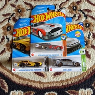 Pack of 3 Hot Wheels Aston Martin grey + Aston Martin yellow + Cupra