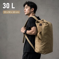 DING XIN CLAN DX170 Canvas Travel Backpack Duffle Backpack 26L 30L Multifunction