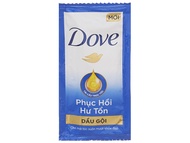 Combo 12 dây Dove Dầu gội Phục Hồi Hư Tổn gói 6g - dây 10 gói - dầu gội đầu dưỡng ẩm ngăn gãy rụng v