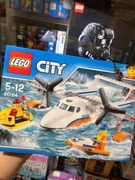 LEGO City 60164 Coast Guard Sea Rescue Plane 海岸巡防 海上飛機 水上救援飛機 海上直升機 飛行服務隊 海軍 Navy 樂高 男童 靚盒