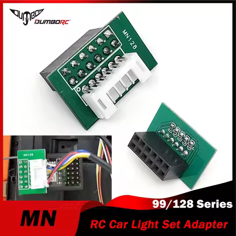 DUMBORC RC Car Lamp Light Set Adapter for MN Series MN128 MN78 MN99S MN98 MN86 Plug X6DC 6CH Receive
