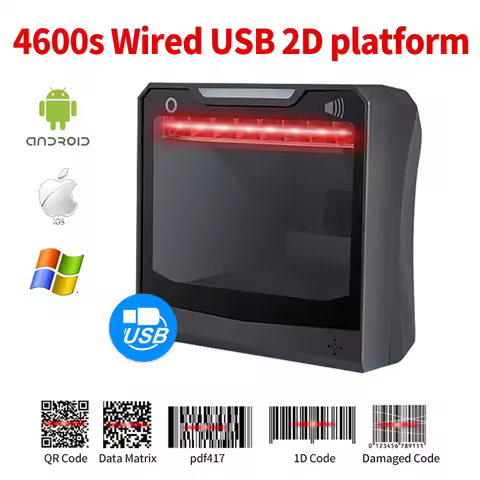 Handfree 1D/2D Ticketing QR Barcode Scanner omni-directional Barcode Scanner Platform Original Desig