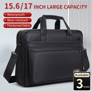 Briefcases For Men Canvas Tote Bag Large Laptop Case 15.6 Inch 17 Inch 14 Inch Computer Bag Waterproof Expandable  Work Bags Business Mens Bag Shoulder Bag Office Carrying Cases Messenger Bag Book Bag Oxford Cloth Black Notary File Portfolio Travel