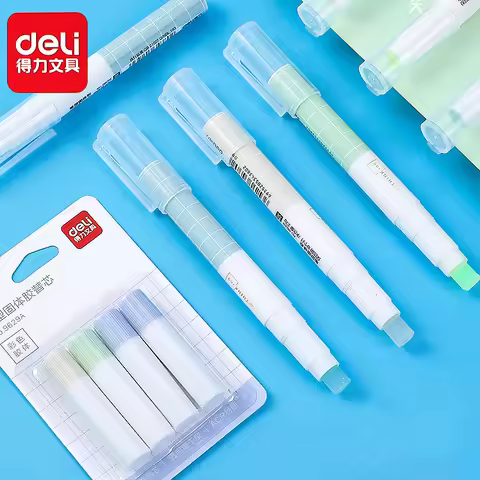 Deli Refillable Solid Glue Stick Quick Drying Strong Adhesive Nontoxic Washable Safe Office School S