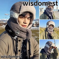 WISDOMEST Bomber Cap, Warm Plush Earflap Hats, Winter Russian Thickening Casual Ear Protectors Hats 