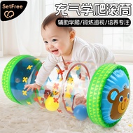 Baby Inflatable Learn to Climb Roller Bell Toy-Year-Old Baby Toddler Guide 6-8 Months Educational Ea