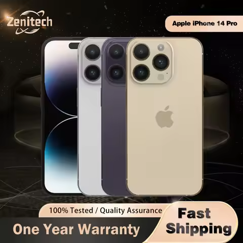 Original Apple iPhone 14 Pro 128/256/512GB ROM 6GB RAM 1SIM+1eSIM Original 6.1" OLED Face ID NFC A15