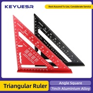【Best value】 Triangle Rule 90 Degree Angle Meter 7 Inch Triangular Ruler Try Square Triangular Squar