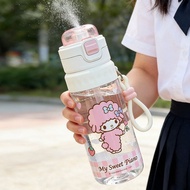 2026 New Style Kuromi Children's Spray Cooling Water Cup Students Go to School tritan Portable Doubl
