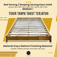 Bed Sorong / Tempat tidur sorong kayu / Ranjang kayu sorong uk kasur 160x200 cm full kayu solid murah