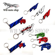 Free Shipping new arrival motorcycle Rubber Keychain Key Chain Ring Fob Logo Decal For yamah YZF R1 