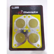 Bisimoto 4PCS Gasket Net Filter 4AGE 20V for 4 Throttle Trumpet Velocity Stack Stainless Steel Netti