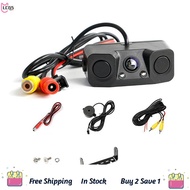 【 LCG5】-Car Parking Sensor 3IN1 Night Vision 2 Radar Detector Sensors Alarm Reverse Backup Rear View