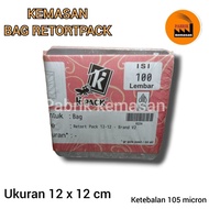 BAG RETORTPACK 12X12 CM PLASTIK RETORT TAHAN PANAS MICROWAVE KPACK