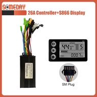 SOMEDAY Electric Bicycle 36V/48V 17A 26A 30A 3 Model Sinewave Controller S866 S900 GD01 LCD Display