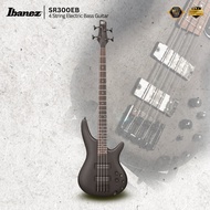 Ibanez SR300EB 4 String Electric Bass Guitar with Active HH Pick up - Weathered Black ( SR300EB-WK /