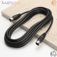 LUOYAO1 7 Pin DIN Cable Male to Male, 3 Meters / 9.8ft Plug and Play DIN Extension Cord, Stable Tran