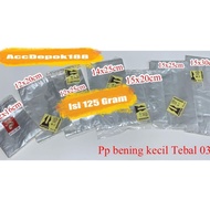 CLEAR PP PLASTIC 0.3MM THICKNESS SIZE 6X10 8X12 9X15 10X20 10X30 12X25 14X25 15X30 CM