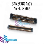 Lcd Connector Lcd Socket Fpc Connector Samsung A6 Plus 2018 A6+ A605 48 Pin