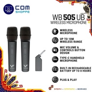 Vinnfier VF WB505 UB 2 Wireless Microphone 6.5mm Jack Mic Received Type-C Rechargerble Microphone