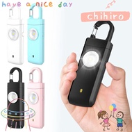 CHIHIRO Emergency LED Torch Keyring, Panic Security 130dB Personal Alarm Safety Keychain, Keychain A
