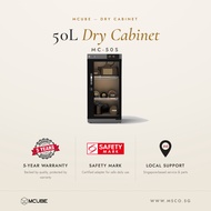 MCUBE 50L Digital Dry Cabinet | Dry Box for Camera & Lens | Humidity Control Storage