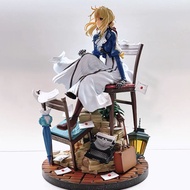 Wholesale Beautiful Girl Wellit Figure Violet Evergarden GK Model Desktop Decoration