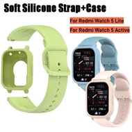 Silicone Case+Band compatible For Redmi Watch 5 Active Strap Cover Correa Accessories For Redmi Watc