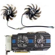 ((Graphics Card Fan) Asus GTX650TI 660Ti GTX750 GTX760 GTX770 R7260 Graphics Card Dual Fan Free Ship