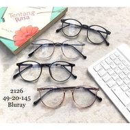 Normal and minus women's glasses 2126 blueray lenses | PHOTOCHROMIC LENS | Bluechromic lenses free b