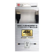 PX 大通 HDMI-1.2MS 高速乙太網HDMI線