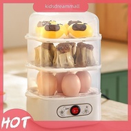 [KidsDreamMall.my] Two/Three-Layer Electric Steamer Machine 6 Eggs Multifunction Egg Boiler Cooker P