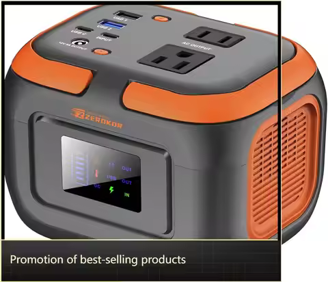 Portable Generator Power Bank Power Station 120W External Battery Pack 97Wh With AC Outlet USB C Inp