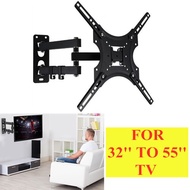 [Shop Malaysia] Model-P4s 32 inches to 55 inches LCD LED Plasma TV Bracket Adjustable Full Motion Wall Mount Built in Cable Management