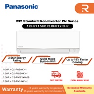 PANASONIC 1.0/1.5/2.0/2.5HP R32 Standard Non-Inverter PN Series CS-PN9WKH/ CS-PN12WKH/ CS-PN18XKH/ C