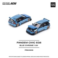 PANDEM CIVIC EG6 BLUE CHROME
