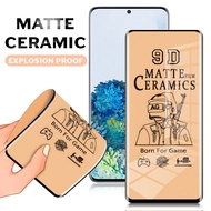 Samsung Galaxy S8 S9 S10 S21 S22 S23 S24 Plus Note 8 9 10 20 Ultra Matte Ceramic Flexible Tempered Glass Screen Protector