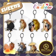 Cheems Meme Keychain, Dog Keychain-DH