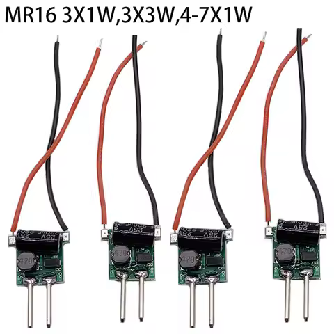 3X3W 600mA 3X1W 300mA 4-7X1W MR16 LED driver 3X3W transformer power supply for MR16 12V lamp, power 