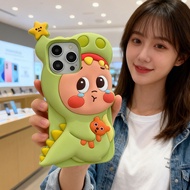 iPhone case iPhone17Promax可爱卡通恐龙星星人苹果16PM15硅胶手机壳  新款 现货 25.12.12