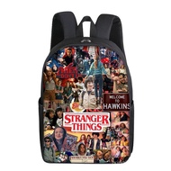 Stranger Things5 Backpack Student  Children'S Trendy 16 Inch School Bag