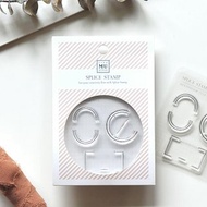 【My Icon Stamp】no.08-拼貼邊框 | 拼貼印章 水晶印章 邊框章
